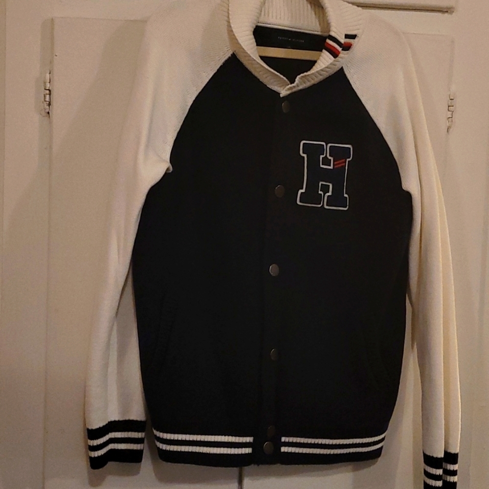 Tommy Hilfiger Boys Sweater Jacket Size L (12 - 14)